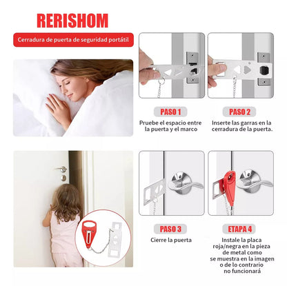 SafeLock© Cerradura Portátil -OFERTA 2X1