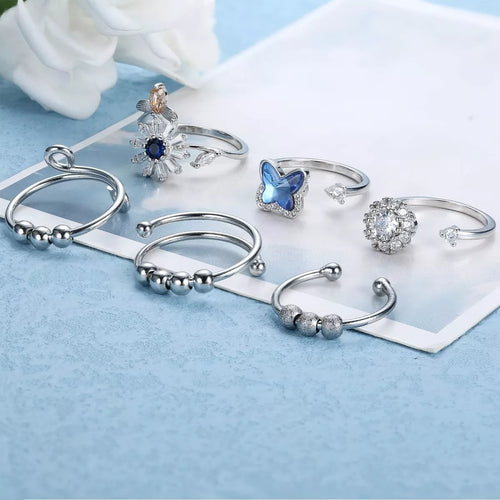 Set Anillos Antiestrés - Alivia tu ansiedad