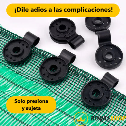 POLYCLIP™ | Clip Para Malla Sombra (50 PIEZAS) 🚨