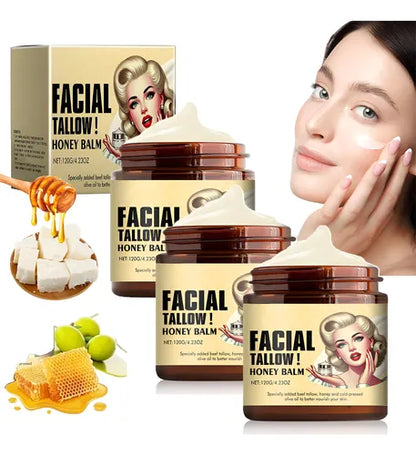 FACIAL TALLOW® (3 PIEZAS) ✨ Bálsamo Anti-Envejecimiento