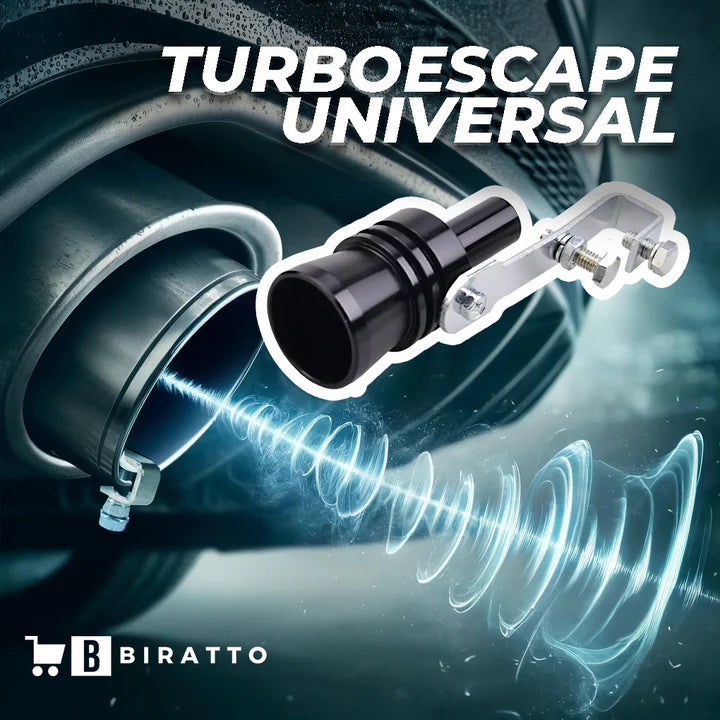 TURBOESCAPE ® RESONADOR TURBO PARA AUTO Y MOTO