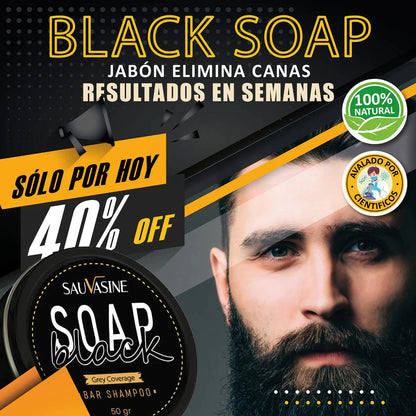 JABON ANTICANAS BLACK SOAP® ORIGINAL 🚨 OFERTA 2X1 🚨